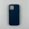 ЧОХОЛ LEATHER CASE WITH MAGSAFE ДЛЯ IPHONE 12 PRO MAX BALTIC СИНІЙ