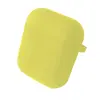 ЧОХОЛ ДЛЯ AIRPODS 1, 2 SILICONE CASE, MICROFIBER ЖОВТИЙ