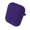 ЧОХОЛ ДЛЯ AIRPODS 1, 2 SILICONE CASE, MICROFIBER ПУРПУРОВИЙ