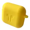 ЧОХОЛ ДЛЯ AIRPODS 3 СИЛІКОНОВИЙ 2MM LOGO 2IN1 (+ КАРАБИН) (ТЕХ. ПАК) ЖОВТИЙ