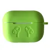 ЧОХОЛ ДЛЯ AIRPODS PRO СИЛІКОНОВИЙ LOGO 2IN1 (+ КАРАБИН) (ТЕХ. ПАК) LIME ЗЕЛЕНИЙ