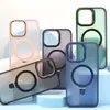 ЧОХОЛ MATTE RING-MAGSAFE ДЛЯ SAMSUNG S24+ СВІТЛО РОЖЕВИЙ