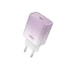 МЕРЕЖЕВИЙ ЗАРЯДНИЙ ПРИСТРІЙ XO CE18 (EU) PD30W TYPE-C FAST CHARGING CHARGER ФІОЛЕТОВИЙ