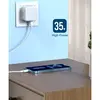 МЕРЕЖЕВИЙ ЗАРЯДНИЙ ПРИСТРІЙ XO L102 (EU) 35W DUAL TYPE-C PORT FAST CHARGER WITH LIGHTNING CABLE (NB113), БІЛИЙ