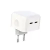 МЕРЕЖЕВИЙ ЗАРЯДНИЙ ПРИСТРІЙ XO L102 (EU) 35W DUAL TYPE-C PORT FAST CHARGER WITH LIGHTNING CABLE (NB113), БІЛИЙ