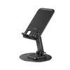 НАСТІЛЬНИЙ ТРИМАЧ XO C108 SMALL DISC ROTATING 360 METAL PHONE HOLDER, ЧОРНИЙ