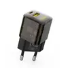 МЕРЕЖЕВИЙ ЗАРЯДНИЙ ПРИСТРІЙ XO CE05 (EU) PD30W, QC3.0, 18W FAST CHARGER WITH LIGHTNING CABLE КОРИЧНЕВИЙ