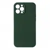 ЧОХОЛ SILICONE CASE FULL CAMERA SQUARE SIDE COPY ДЛЯ IPHONE 14 PRO MAX DARK ЗЕЛЕНИЙ