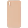 MR4_36295 Чохол silicone case full camera square side copy для iphone xs рожевий sand 