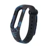 РЕМІНЕЦЬ ДЛЯ XIAOMI MI BAND 3, 4 CAMOUFLAGE, ЧОРНИЙ-BLUE