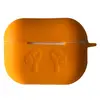 MR4_39422 Чохол для airpods pro 2 силіконовий logo 2in1 (+ карабин) (тех. пак) помаранчевий 