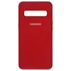 ЧОХОЛ SILICONE CASE FULL ДЛЯ SAMSUNG S10 PLUS ЧЕРВОНИЙ