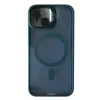MR4_52232 Чохол case pro matte fortable camera lens magsafe для iphone 16 dark синій 