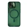 MR4_52234 Чохол case pro matte fortable camera lens magsafe для iphone 16 dark зелений 