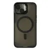 MR4_52243 Чохол case pro matte fortable camera lens magsafe для iphone 16 plus, чорний 