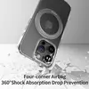 MR4_52868 Чохол rock crystal rotating with magnetic (foldable bracket) для iphone 16 pro max transparent 