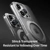 MR4_52868 Чохол rock crystal rotating with magnetic (foldable bracket) для iphone 16 pro max transparent 