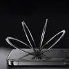MR4_52868 Чохол rock crystal rotating with magnetic (foldable bracket) для iphone 16 pro max transparent 