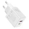 МЕРЕЖЕВИЙ ЗАРЯДНИЙ ПРИСТРІЙ BASEUS CUBE FAST CHARGER C+U 30W EU CLUSTER, БІЛИЙ P10111404213-00