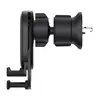 БЕЗДРОТОВИЙ АВТОМОБІЛЬНИЙ ЗАРЯДНИЙ ПРИСТРІЙ BASEUS STABLE GRAVITATIONAL WIRELESS CHARGING CAR MOUNT PRO 15W, ЧОРНИЙ SUWX030001