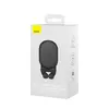 БЕЗДРОТОВИЙ АВТОМОБІЛЬНИЙ ЗАРЯДНИЙ ПРИСТРІЙ BASEUS STABLE GRAVITATIONAL WIRELESS CHARGING CAR MOUNT PRO 15W, ЧОРНИЙ SUWX030001