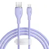 КАБЕЛЬ BASEUS PUDDING SERIES FAST CHARGING CABLE USB-A TO LIGHTNING 2.4A 2M NEBULA ПУРПУРОВИЙ P10355700511-01