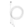 КАБЕЛЬ 3IN1 BASEUS SUPERIOR SERIES FAST CHARGING DATA CABLE USB-A TO (LIGHTNING, MICRO, TYPE-C) 3.5A 1M, БІЛИЙ P10320105221-00