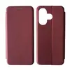 MR4_54802 Чохол-книжка level для redmi 13 marsala 