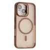 MR4_56705 Чохол case pro matte fortable camera lens magsafe для iphone 16 plus golden brown 
