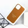 MR4_56664 Чохол leather case with magsafe для iphone 16 pro stone, сірий 