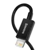 КАБЕЛЬ BASEUS SUPERIOR SERIES FAST CHARGING DATA CABLE USB-A TO LIGHTNING 2.4A 2M, ЧОРНИЙ CALYS-C01
