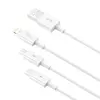 КАБЕЛЬ BASEUS SUPERIOR SERIES FAST CHARGING DATA CABLE USB-A TO (LIGHTNING, MICRO, TYPE-C) 3.5A 1.5M, БІЛИЙ CAMLTYS-02
