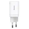 МЕРЕЖЕВИЙ ЗАРЯДНИЙ ПРИСТРІЙ BASEUS SUPER SI PRO QUICK CHARGER C+U 30W EU, БІЛИЙ CCSUPP-E02