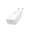 МЕРЕЖЕВИЙ ЗАРЯДНИЙ ПРИСТРІЙ XO L126 TYPE-C PD20W FAST CHARGING CHARGER, БІЛИЙ
