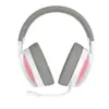НАВУШНИКИ НАКЛАДНІ XO BE46 2.4G GAMING HEADSET (WITH TYPE-C+USB 2IN1 ADAPTER) БІЛО-РОЖЕВІ
