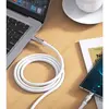 КАБЕЛЬ XO NB227 OD6.0 SILICONE TPE ZINC ALLOY LIGHTNING 6A, 1,2M, БІЛИЙ