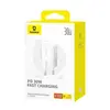 МЕРЕЖЕВИЙ ЗАРЯДНИЙ ПРИСТРІЙ BASEUS GAN5S FAST CHARGER 1C 30W EU, БІЛИЙ P10162504213-00