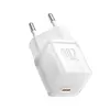 МЕРЕЖЕВИЙ ЗАРЯДНИЙ ПРИСТРІЙ BASEUS GAN5S FAST CHARGER 1C 20W EU, БІЛИЙ P10162503213-00