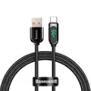 КАБЕЛЬ BASEUS DISPLAY FAST CHARGING DATA CABLE USB-A TO TYPE-C 66W 1M, ЧОРНИЙ CASX020001