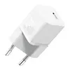 МЕРЕЖЕВИЙ ЗАРЯДНИЙ ПРИСТРІЙ BASEUS GAN5 FAST CHARGER (MINI) 1C 20W EU, БІЛИЙ CCGN050102