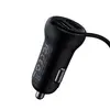 АВТОМОБІЛЬНИЙ ЗАРЯДНИЙ ПРИСТРІЙ + FM МОДУЛЯТОР BASEUS T SHAPED S-16, 2XUSB-A, CAR BLUETOOTH MP3 PLAYER, CCMT000201, ЧОРНИЙ