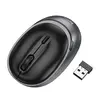 КОМПЮТЕРНА МИШКА HOCO GM34 NUEVO DUAL-MODE BUSINESS WIRELESS MOUSE, ЧОРНИЙ METAL, СІРИЙ