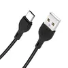 КАБЕЛЬ XO NB200 USB CABLE ДЛЯ TYPE-C 2.1A, 2M, ЧОРНИЙ