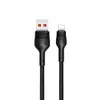 КАБЕЛЬ XO NB55 HUAWEI 5A FAST CHARGE USB CABLE TYPE-C 1M, ЧОРНИЙ
