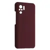 ЧОХОЛ SILICONE CASE LUXURY ДЛЯ REDMI NOTE 10, 10S MARSALA