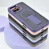 ЧОХОЛ STAND MATTE MAGSAFE ДЛЯ IPHONE 15 PRO ПУРПУРОВИЙ