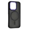 MR4_58759 Чохол new matte magsafe для iphone 13 pro deep пурпуровий 