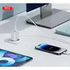 МЕРЕЖЕВИЙ ЗАРЯДНИЙ ПРИСТРІЙ XO L131 (EU) PD30W TYPE-C FAST CHARGING, БІЛИЙ