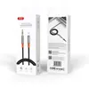 АДАПТЕР XO NB-R269A 3.5 MALE TO 3.5 FEMALE ADAPTER 1M, ЧОРНИЙ