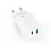 МЕРЕЖЕВИЙ ЗАРЯДНИЙ ПРИСТРІЙ XO CE29 20W 1USB-A+1TYPE-C FAST CHARGER WITH TYPE-C CABLE (NB-Q231A), БІЛИЙ